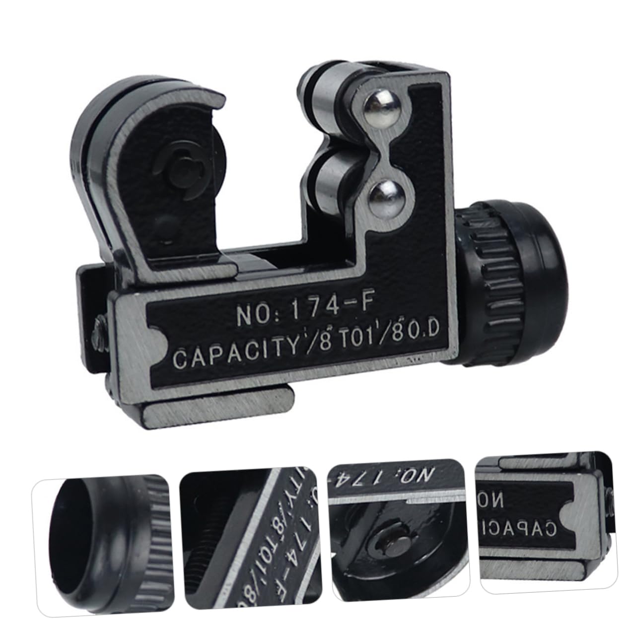 Mikikit 3-28mm Mini Aluminum Tube Cutter Portable Car Ac Repairing Tool Easy to Use Cutting Tool for Brass Steel Plastic