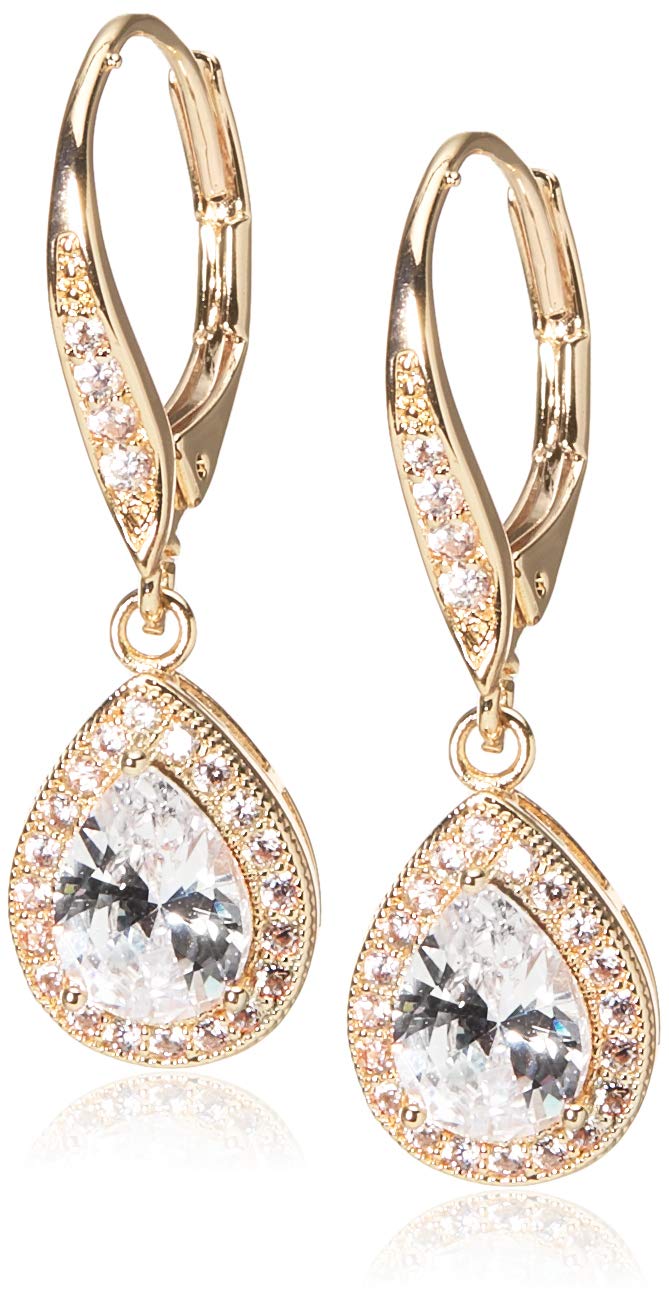 Anne Klein Drop Crystal Earrings