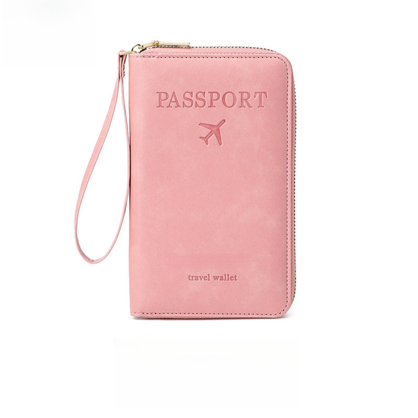 RFID Passport Holder for Travel - Cruise Essentials 2025 with RFID Blocking Sleeves Anti-Theft Travel Wallet Document Organizer