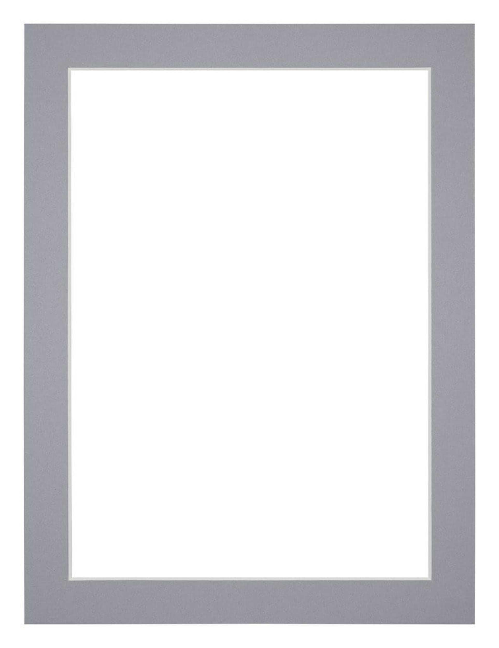 yd. Passepartout 75x100 cm - Apertura per Formato Foto 61x91.5 cm - Grigio