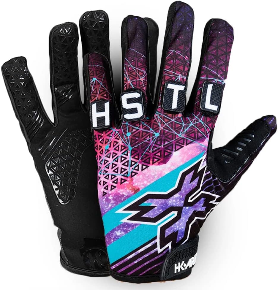 HK Army Freeline Knucklez Customizable Paintball Gloves - Galaxy - Medium