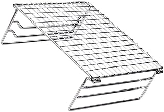 Yardwe Ferramentas Para Grelhar Para Churrasco Ao Ar Livre Cesta De Malha Para Churrasco Acessório Para Churrasco Acessório Para Grelha A Carvão Grelha Para Churrasco Acessório Para