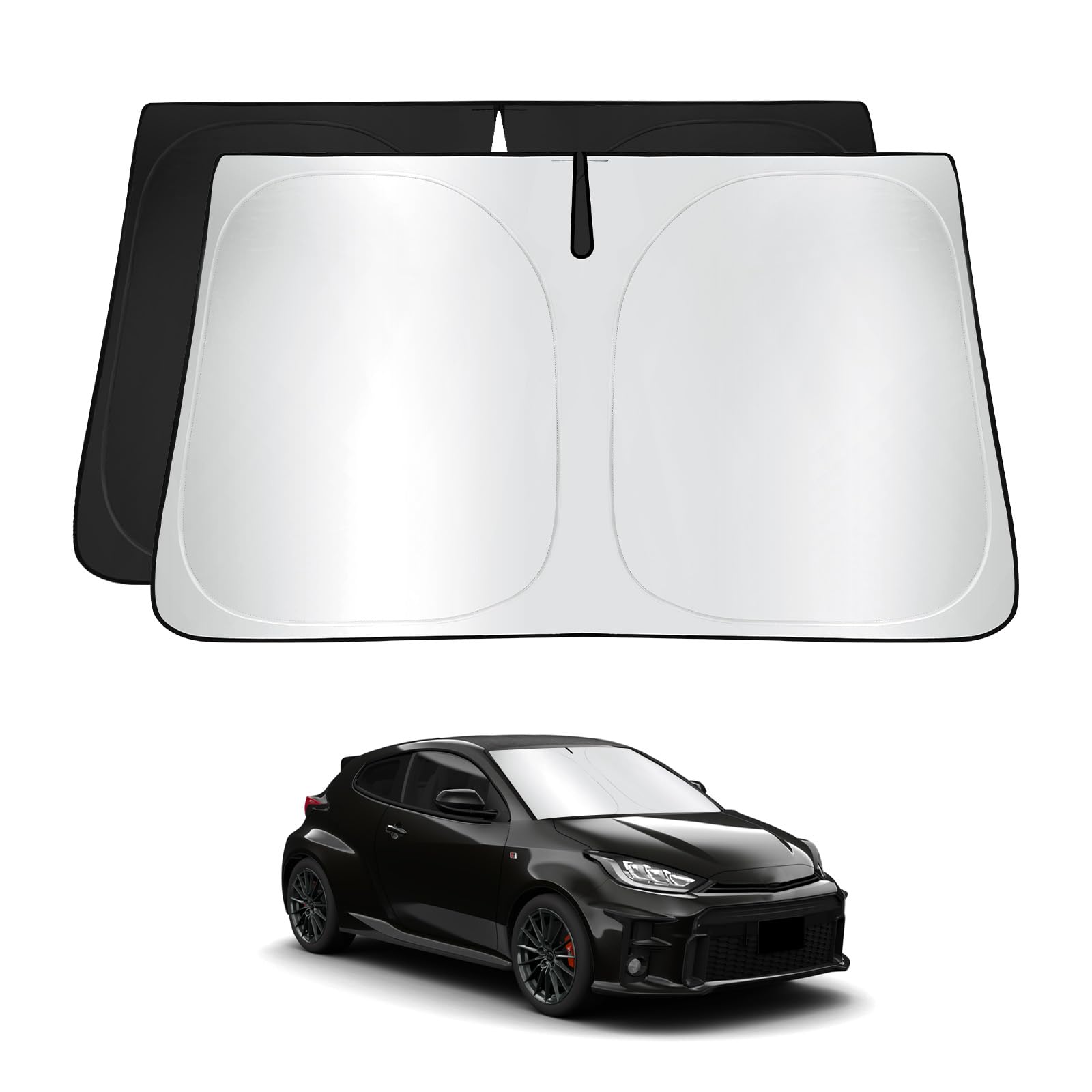 Smabee Rutschfeste Matten Für Toyota GR Yaris XP210 - Rote PVC Anti-Rutsch Pads