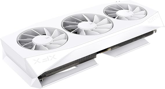 XFX Mercury AMD Radeon RX 9060XT OC White Gaming Edition with 16GB GDDR6 HDMI 2xDP, AMD RDNA 4 RX-96TMERCW9