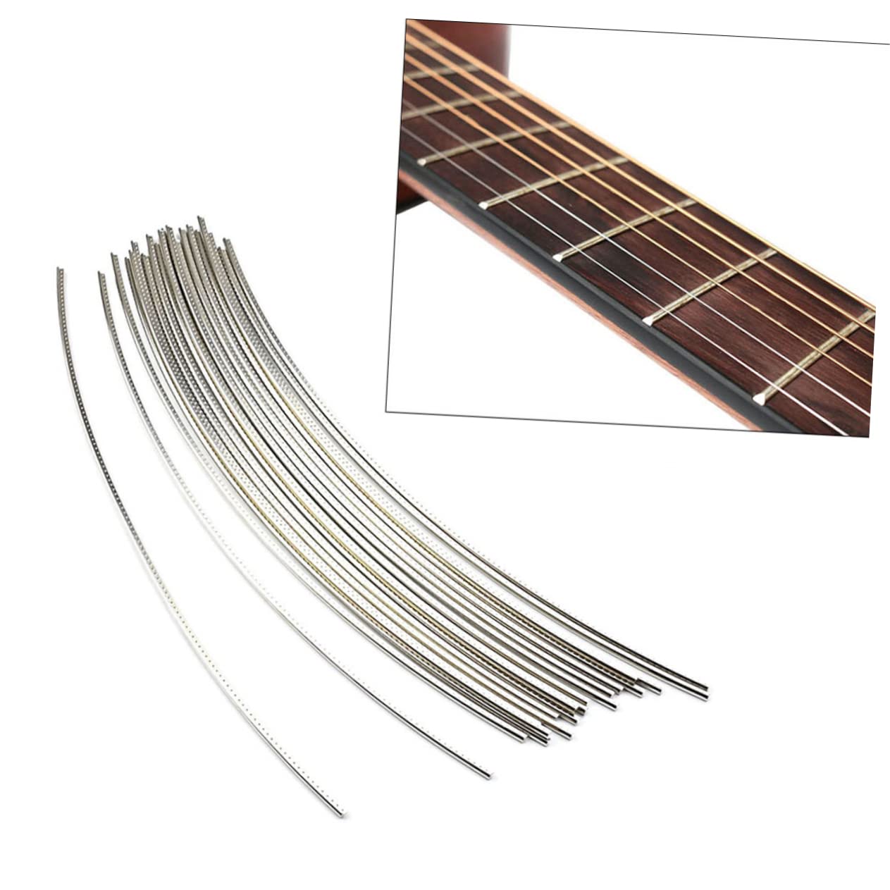 Klassische Gitarrenteile 25 Stück 2 4 Mm Gitarrenbunddrähte Metallbunddraht-kit