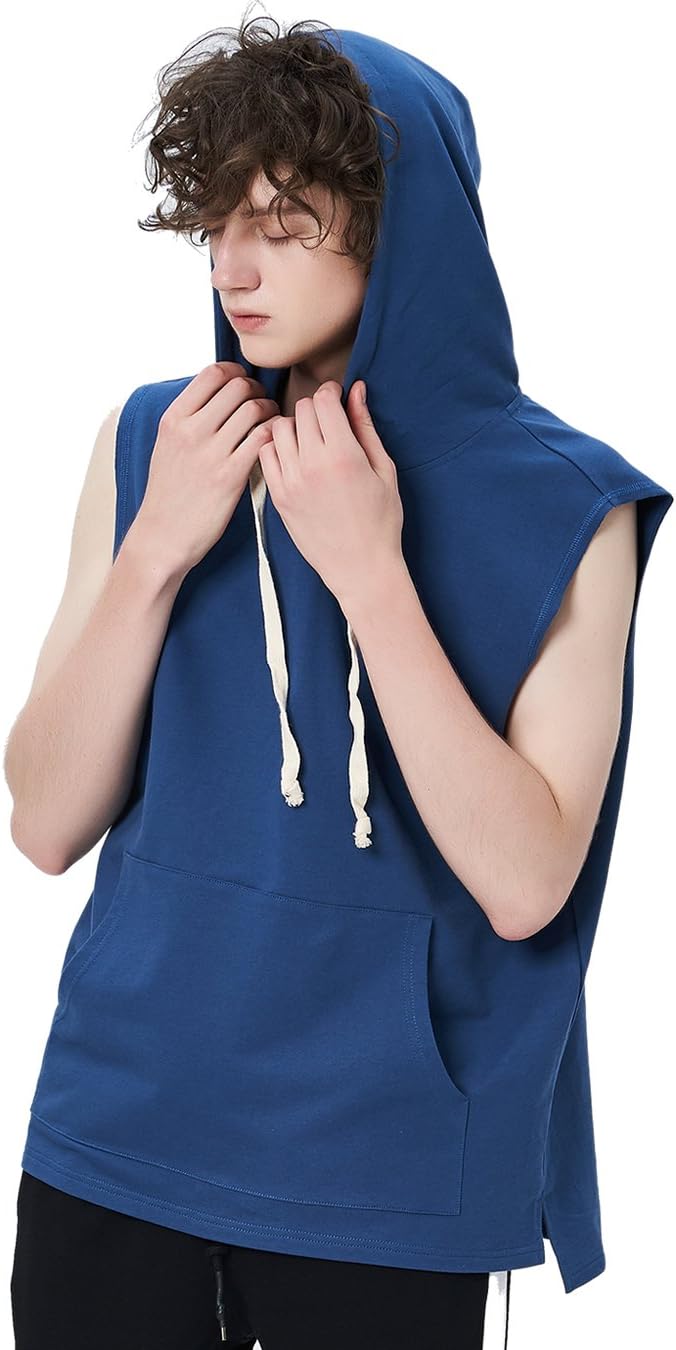 Zengjo Sleeveless Hoodie Men