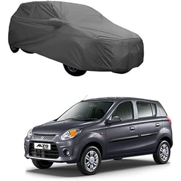 Auto Oprema Alpin Waterproof Triple Stitched Car Cover for Maruti Suzuki Alto 800 (Grey)
