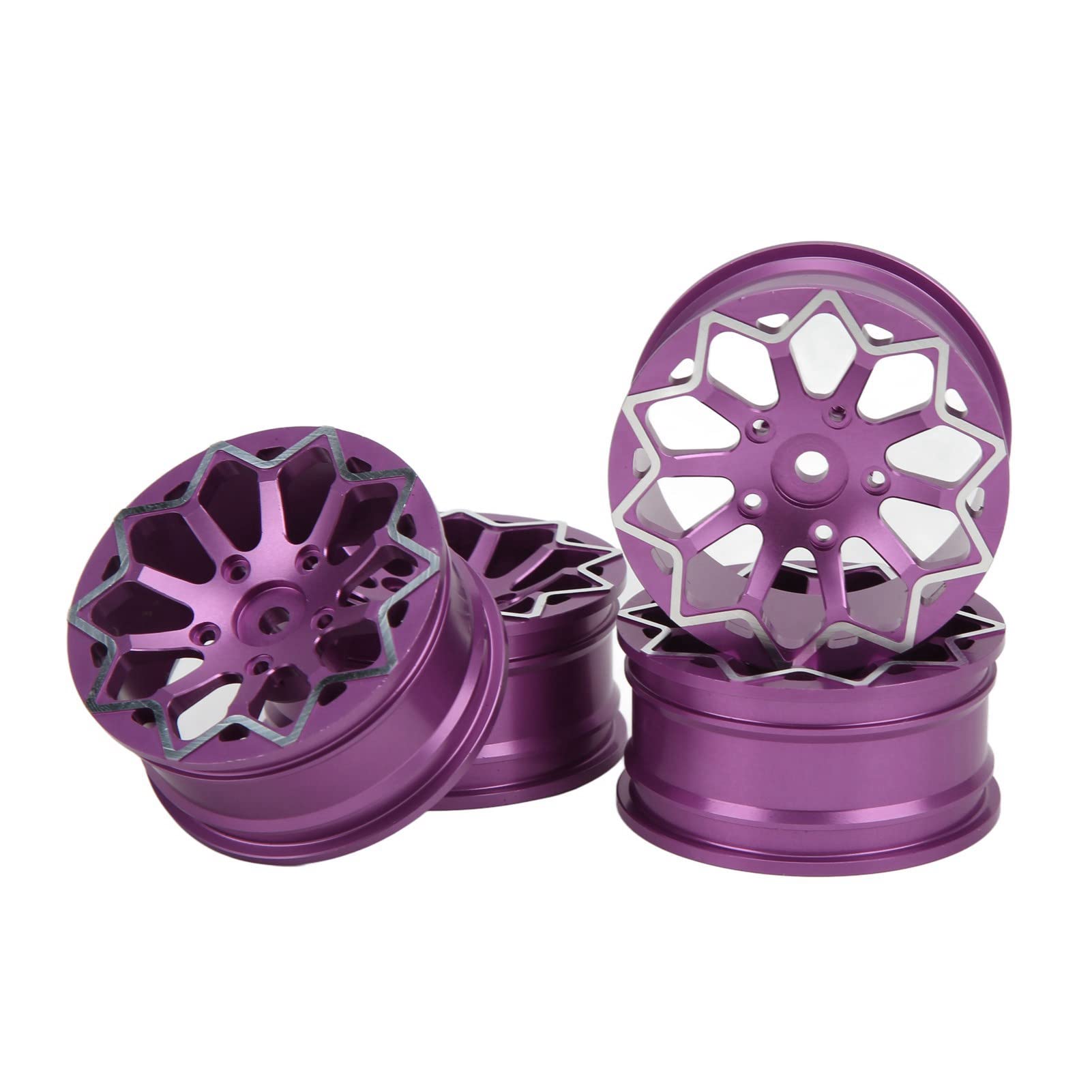 Amazon.co.jp: 52mm アルミニウム合金 RC ホイール リム セット 1/10