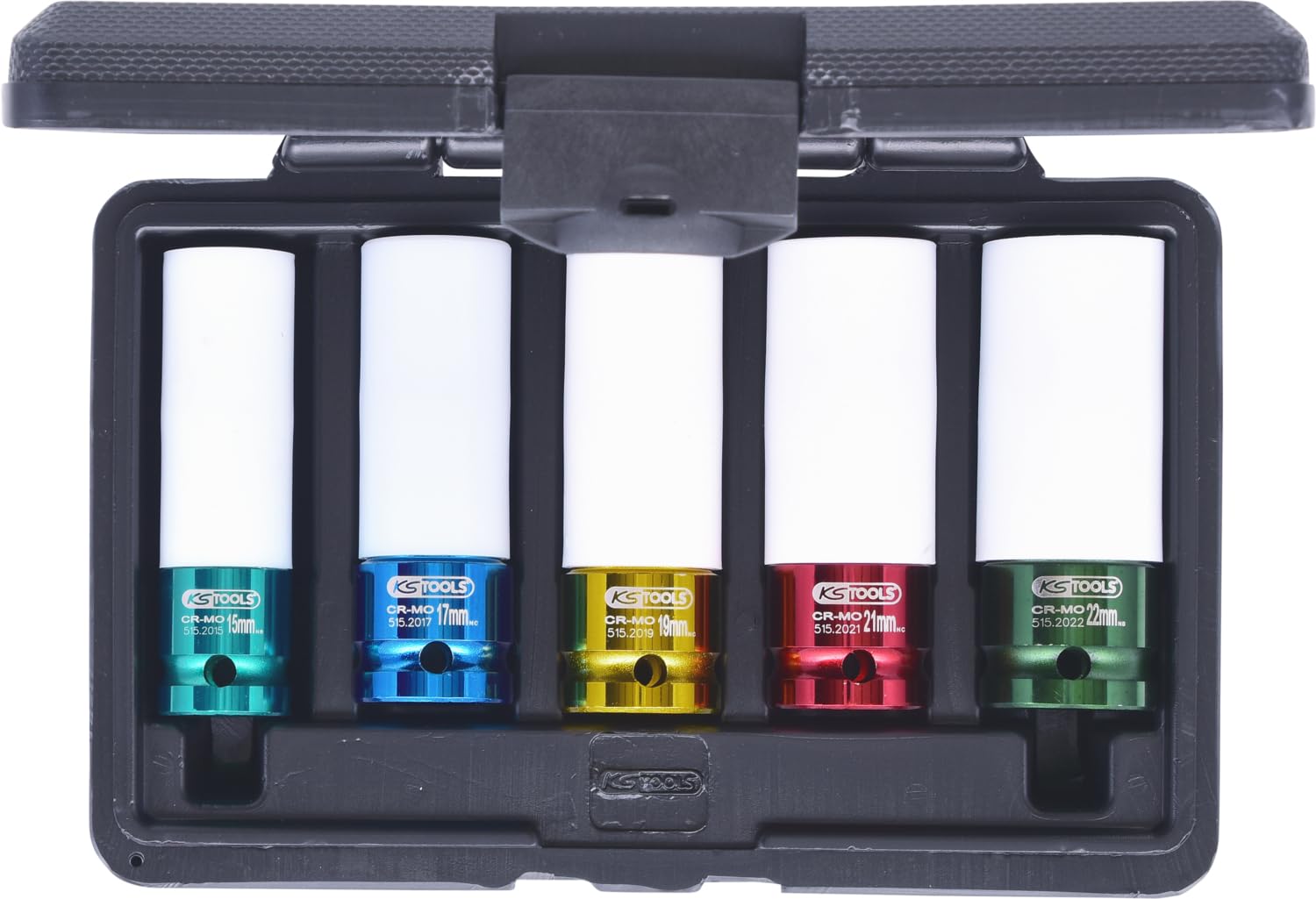 KS Tools 515.1007 1/2" Jeu de douilles en aluminium, 5 pces