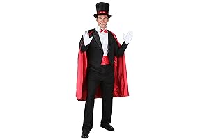 Adult Magician Costume Top Hat Magician Outfit