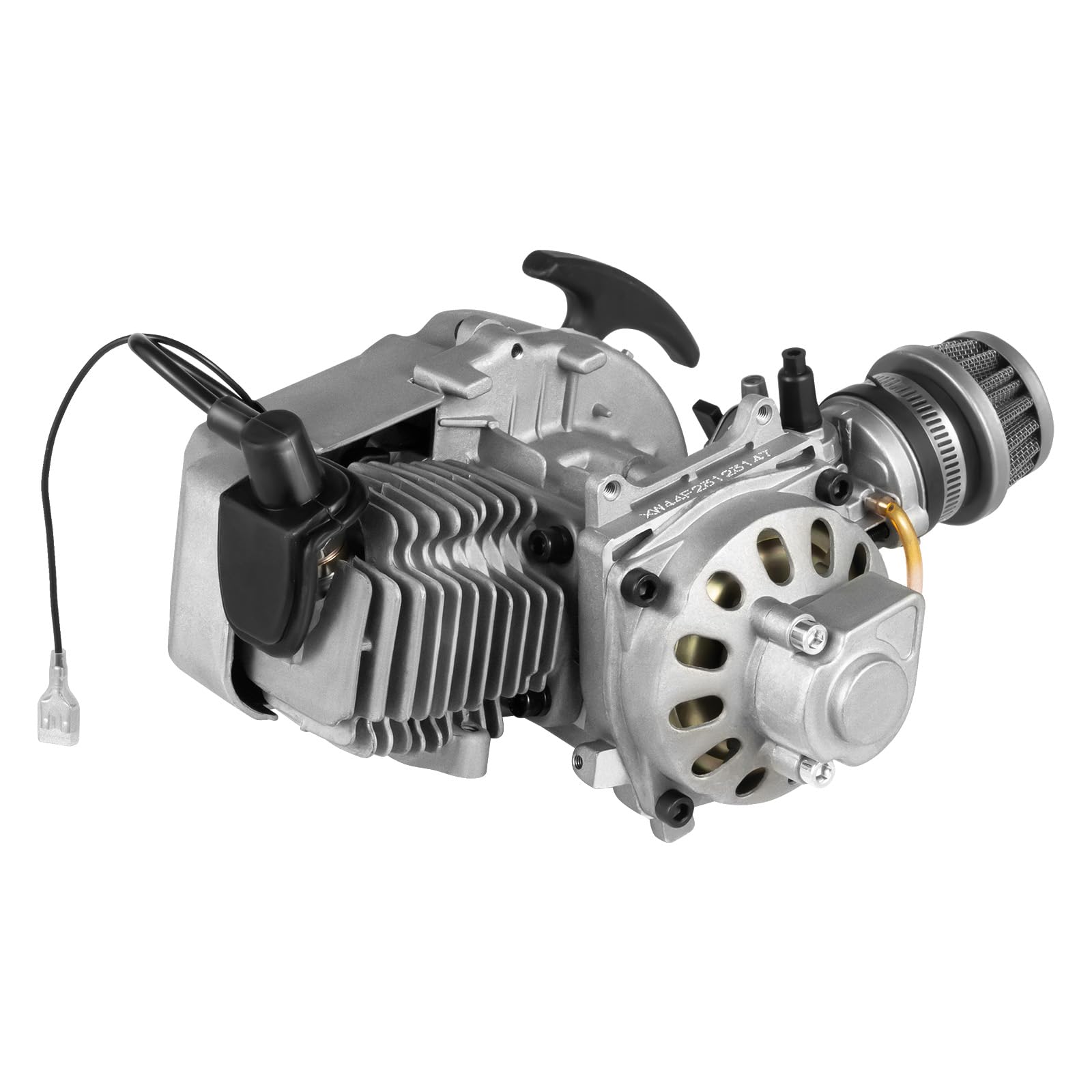 Kit de motor de 2 tiempos de 49 cc, 1,9 kW, 2,7 Nm, 48 km/h, 1,2 L