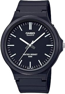 Unisex MW-240-1EVCF Classic Analog Display Quartz Black Watch