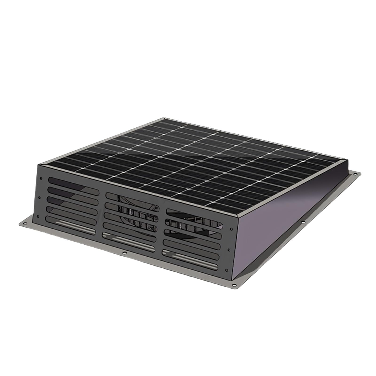 Efficiency Solar Power Ducted Exhaust Fan 110mm Diameter Ventilator Extractor Airduct 3.6W Power Ventilator Extractor