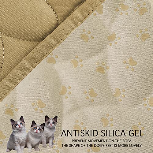 Ameritex Pet Bed Cover Dog Bed Blanket For Sofa And Furniture Waterproof New Pattern Design (30X70 Inch, Sand) #TOP30