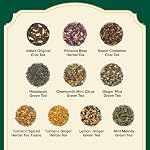 VAHDAM, Assorted Tea Sampler (20 Delicious Variety, 40 Individually Wrapped Pyramid Teabags) Long Leaf Premium Teas I Tea Gift Set I Gift Ideas for Lovers | Gifts for Him/Her