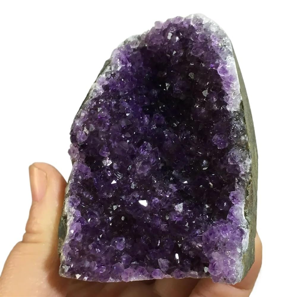 LLBOGRGGN Decorative Ornaments Uruguay Amethyst Quartz Crystal Cluster (Size : 1.3kg-1.6kg)