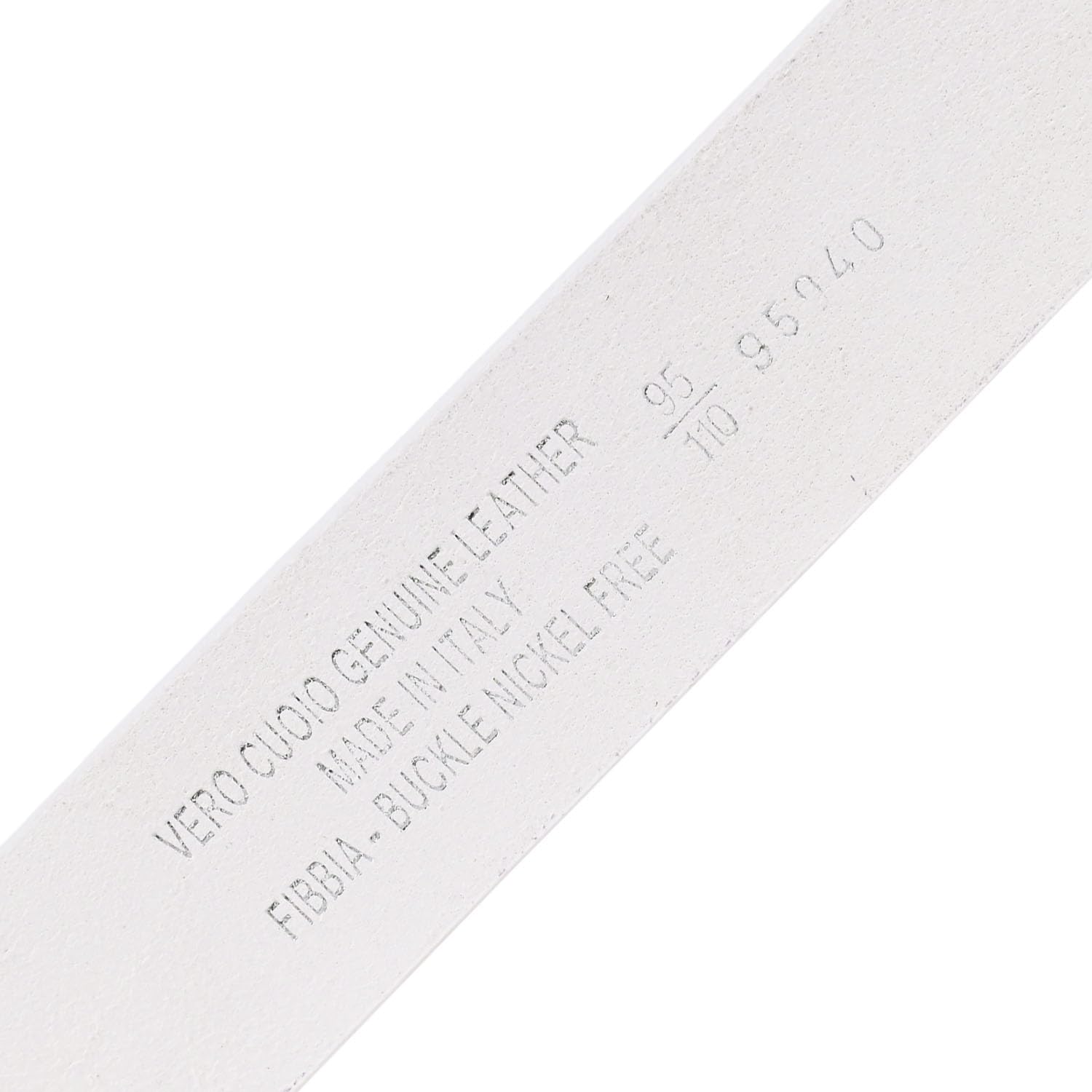 Conte Massimo Cintura Uomo in Vero Cuoio Pezzo Unico, Made in Italy, Fibbia Nickel Free, Accorciabile, Alta 4 cm Con Scatola