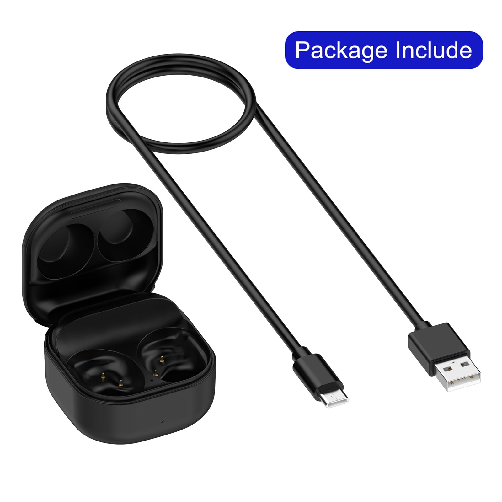 Coque de charge Samsung Galaxy Buds FE SM-R400 boîtier rechange noir