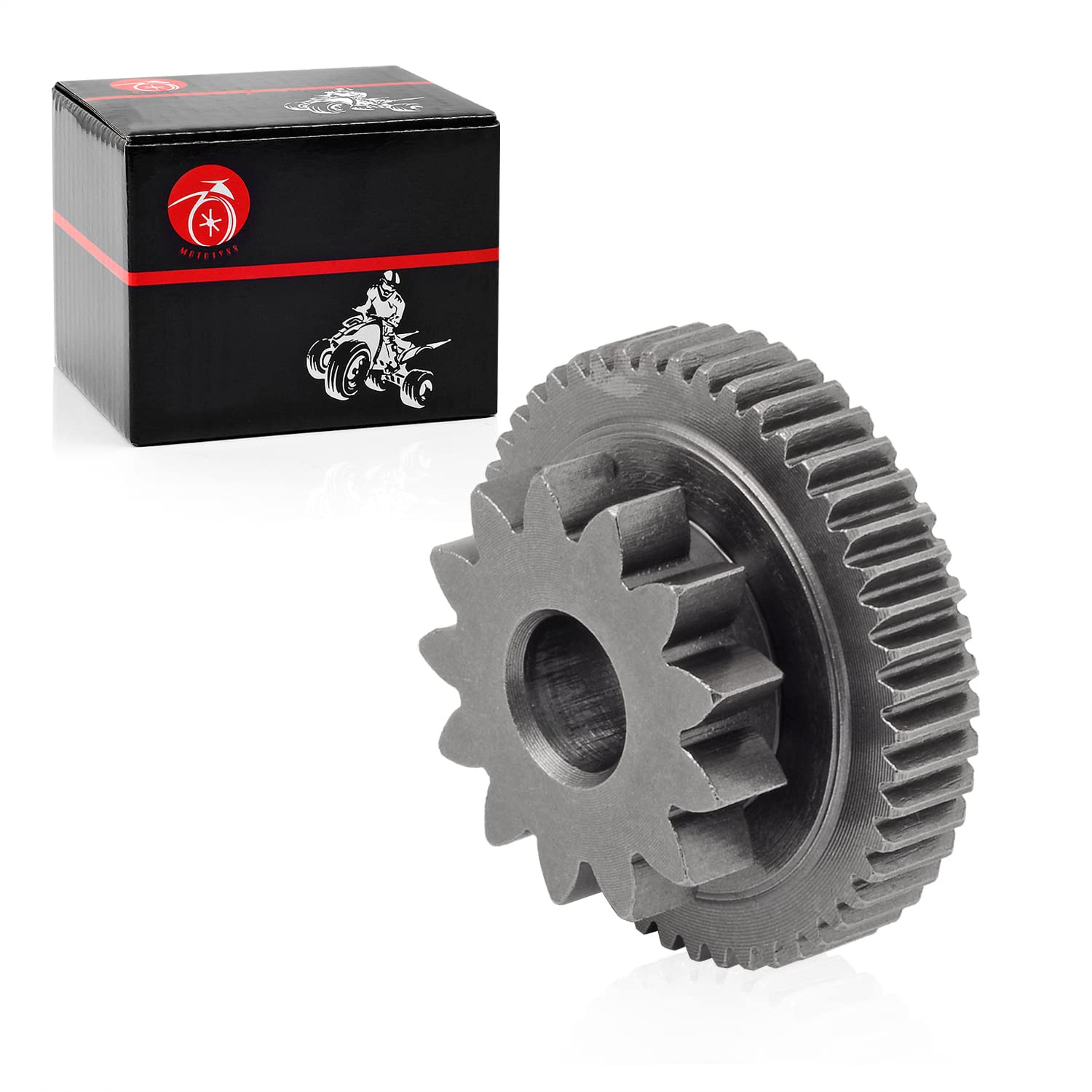 3402-984 13T/49T Starter IDLE Gear Compatible with Arctic Cat 250 300 1998-2005 Compatible with Suzuki King Quad 250 300 LTF250 LTF300 Ozark 250 LTF250 LTZ250 12611-19B02