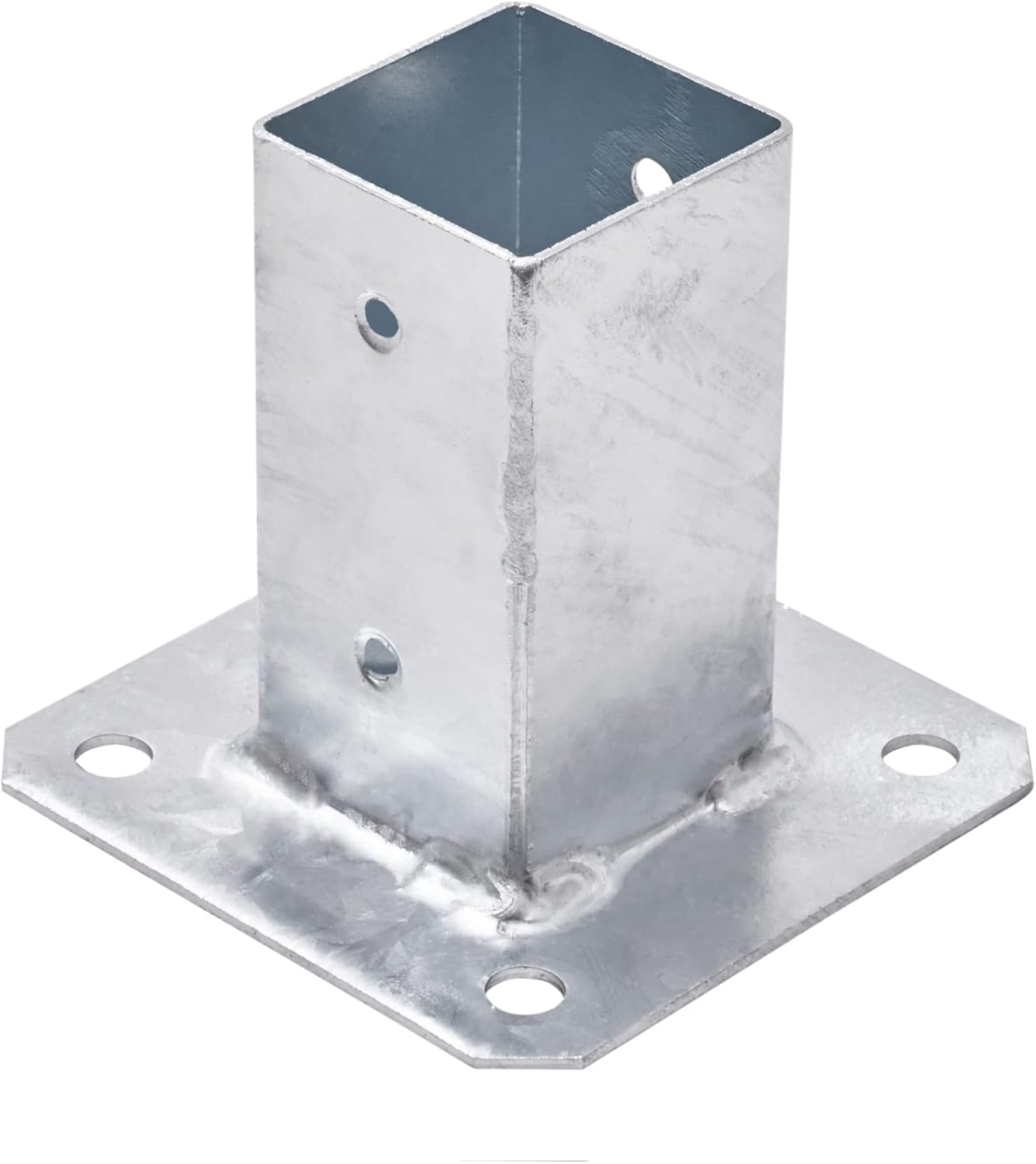 TRIBECCO® Aufschraubhülse für Vierkantholzpfosten Feuerverzinkt (50 x 50 mm) Pfosten Bodenhülse TRIBECCO® Aufschraubhülse für Vierkantholzpfosten Feuerverzinkt (50 x 50 mm) Pfosten Bodenhülse