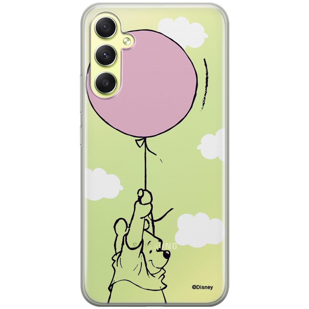 ERT GROUP mobile phone case for Samsung A34 5G original and officially Licensed Disney pattern Winnie the Pooh & Friends 013 optimally adapted to the shape of the mobile phone, partially transparent