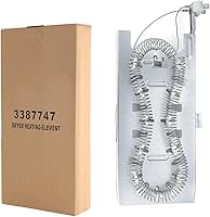 Vista 6 de Elemento calefactor para secadora Ken-more Elite He2 He3 HE4 HE5, etiqueta de mayo MEDB835DW4 MEDB855DC4 MEDB765FW0, hidromasaje GEW9250PW