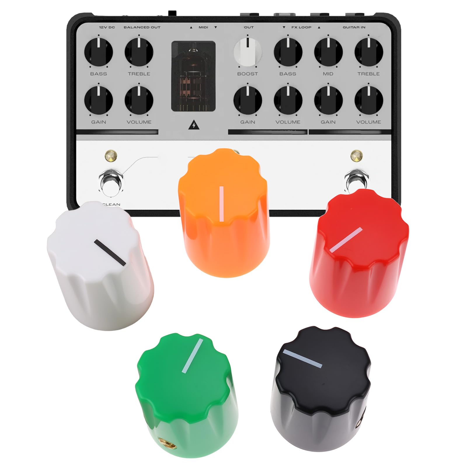 Be In Your Mind 10Pcs 1900H Style 6.35mm Potentiometer Knobs Suitable for Guitar Pedal - Image 2