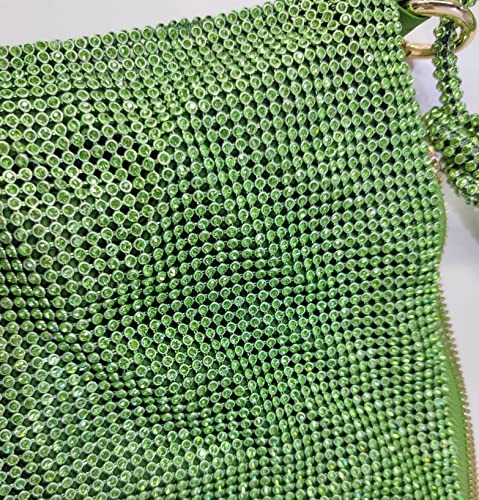Image of Rhinestone Hobo Bag for Women Rhinestone Purses Sparkly Evening Handbag Shiny Diamond Purse for Wedding Parties 2026 | Rhinestone