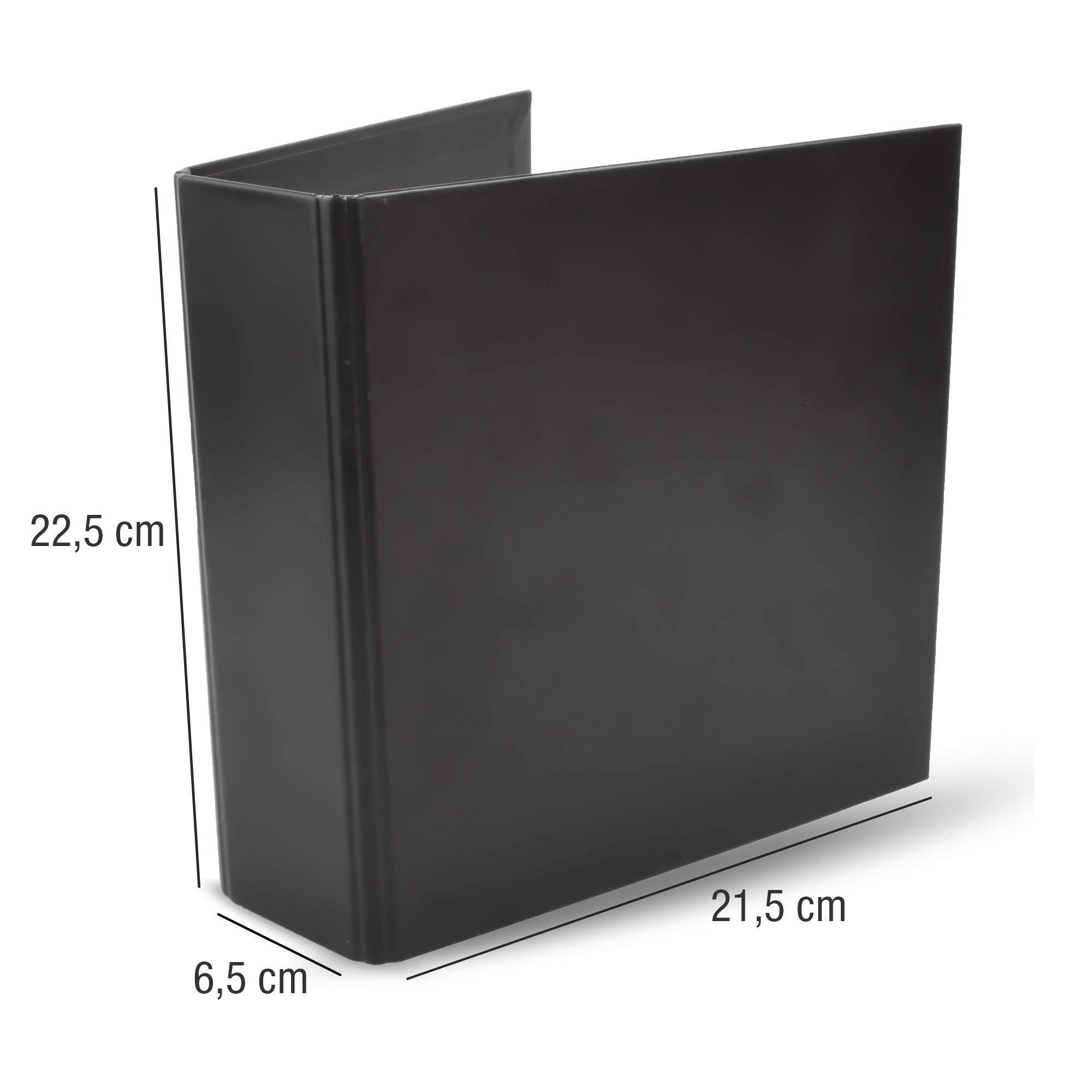 3L Pack de Rangement Blu-Ray Classeur - Pochette Transparente Perforées à Rabat 50 pcs - Classeur Noir 2 pcs - 10265