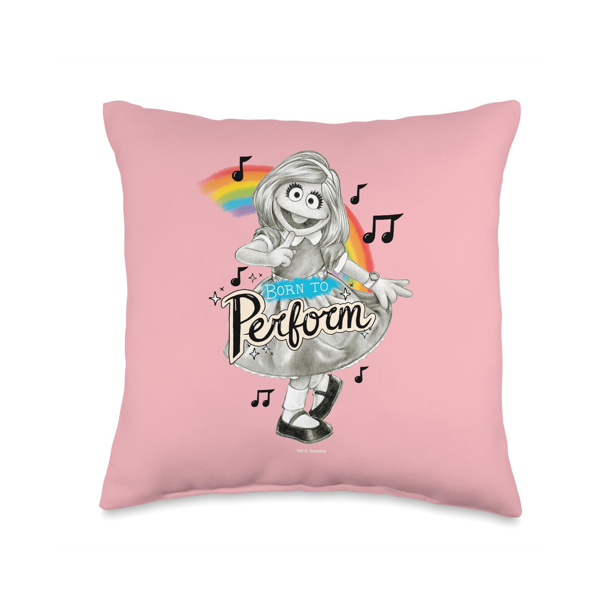 Coussin Sesame Street Prairie Dawn pour des moments de lecture confortables au salon