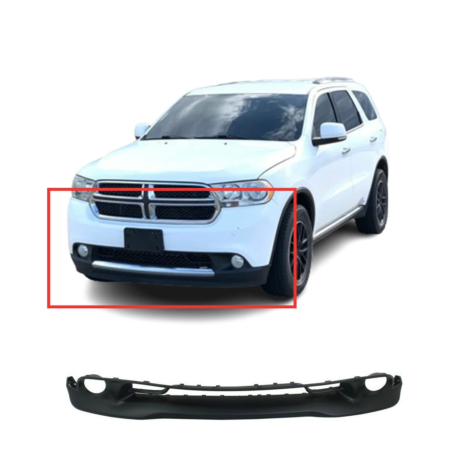 Amazon.com: LCSZTLU Front Lower Bumper Cover Fits -(Plastic