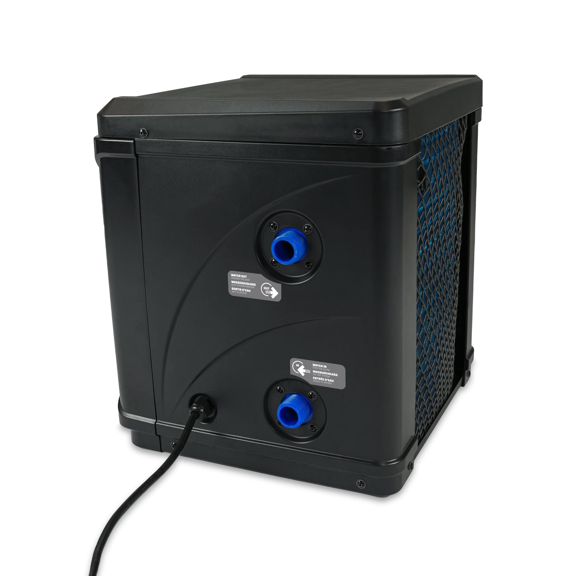 EXIT Bomba de Calor para Piscina Toys - Control Digital - Bomba de Calor Eficiente en Energía - Agua de Piscina Caliente - Fácil de Conectar - 22m3 (5,5kW) - Negro