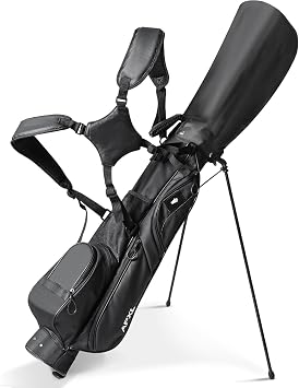 APXL Par 3 Golf Bag for Men Women with Rain Cover Strap Stand, Fit 8 Clubs