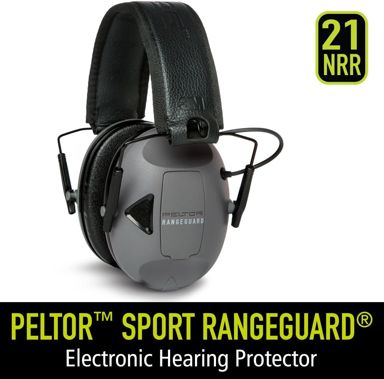 Peltor Sport RangeGuard Electronic Hearing Protector, NRR 21 dB, Ear Protection for the Range, Shooting and Hunting - Image 3