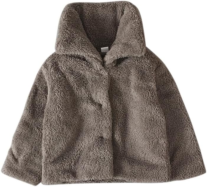 Abrigos para bebés y niñas chaquetas manga larga cárdigan sólido grueso chaqueta cremallera de felpa abrigo niños