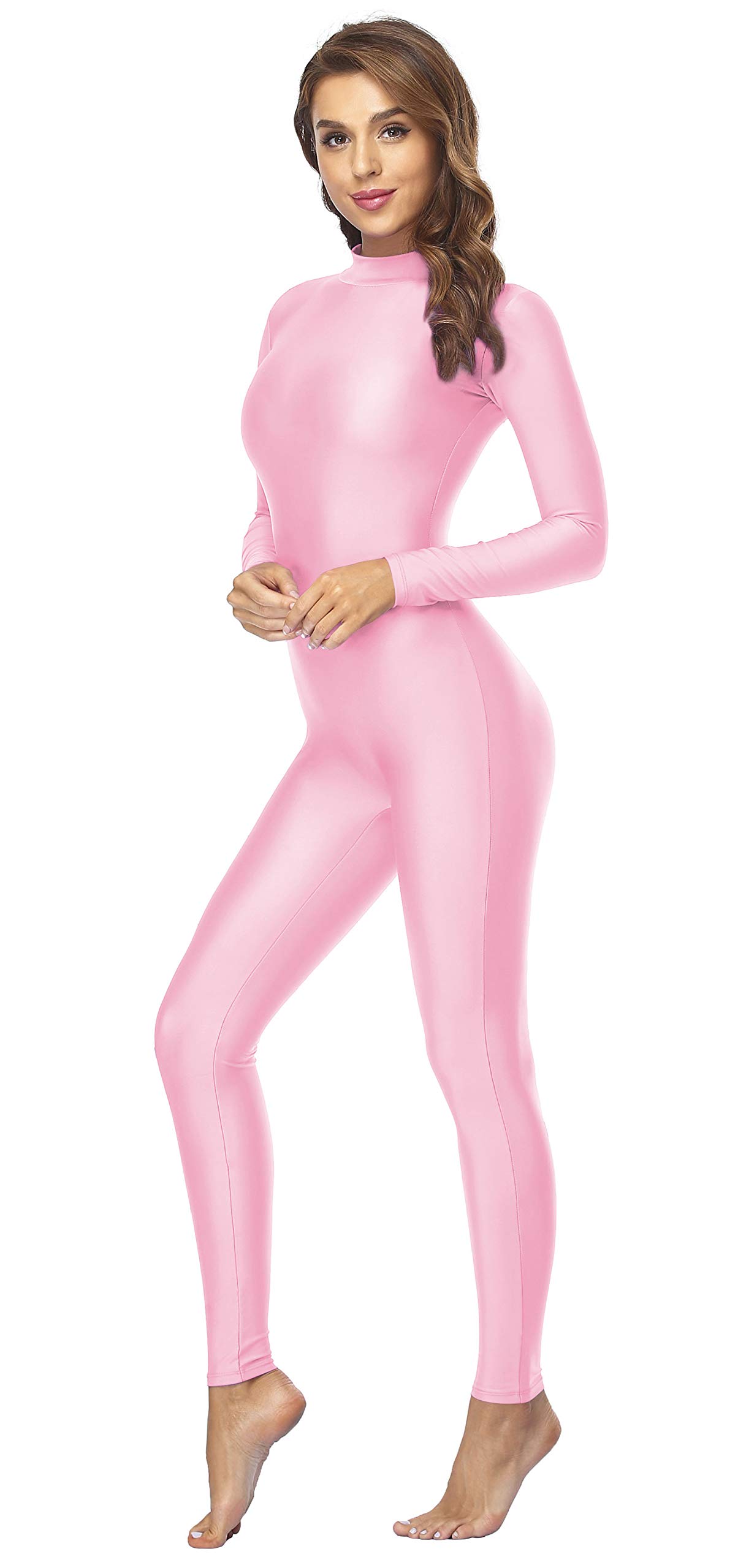 speerise Volwassen hoge hals rits eendelige Unitard Full Body Turnpakje Bodycon Jumpsuit voor Vrouwen, Zwart, XL speerise Volwassen hoge hals rits eendelige Unitard Full Body Turnpakje Bodycon Jumpsuit voor Vrouwen, Zwart, XL