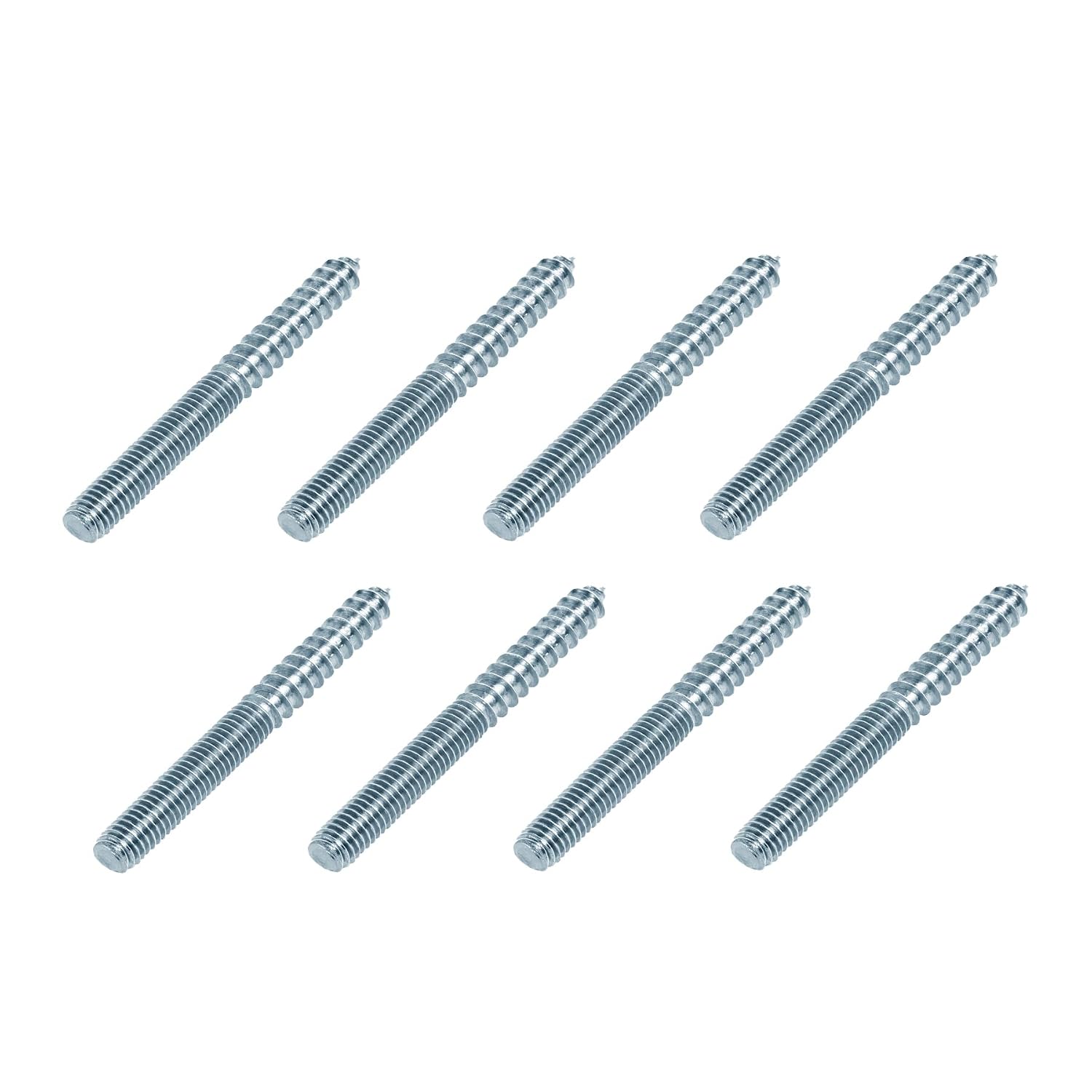 8pcs M6 x 60mm(2.36") Double Ended Hanger Bolts for Wood