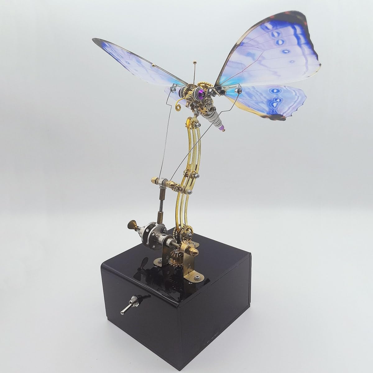 Steampunk - Puzzle in metallo 3D per adulti, con farfalla, 300 pezzi, per il montaggio fai da te