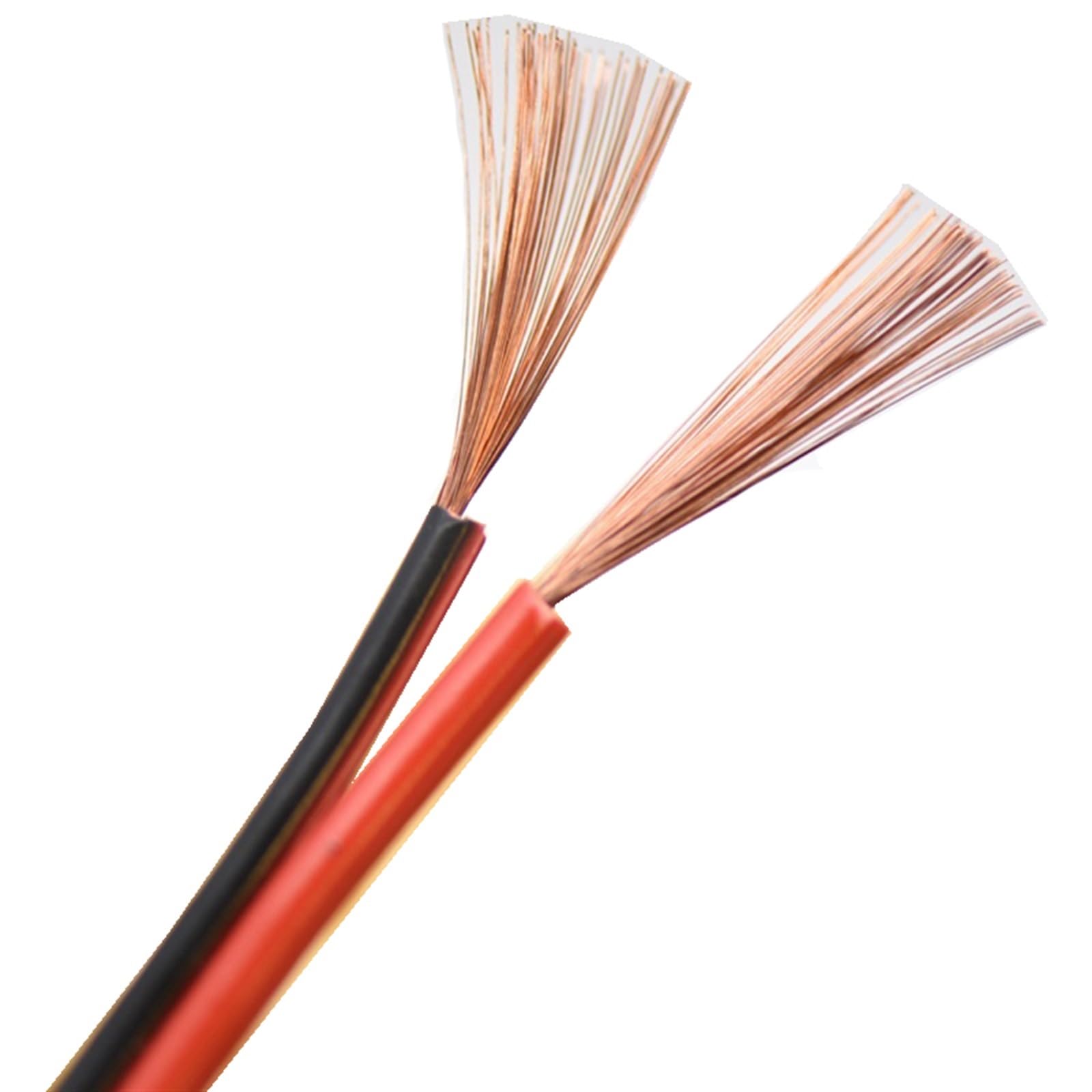 Trunking Solidne głośniki Przewód głośnikowy 0,75 1,0 1,5 mm Kabel rdzeniowy DIY Linia audio Czysta miedź beztlenowa Kabel Złącze krosno (kolor: 0,75 mm, rozmiar: 20 m)