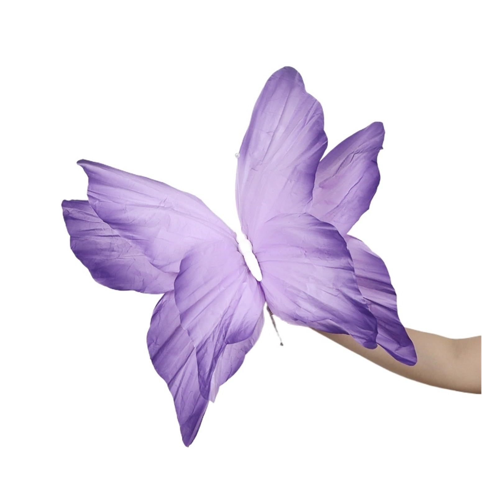 Riesige Schmetterlingsdekoration aus Papier | Riesiger simulierter 3D-Papierschmetterling – Bühnendekoration for Hochzeiten im Freien(Purple,50cm)