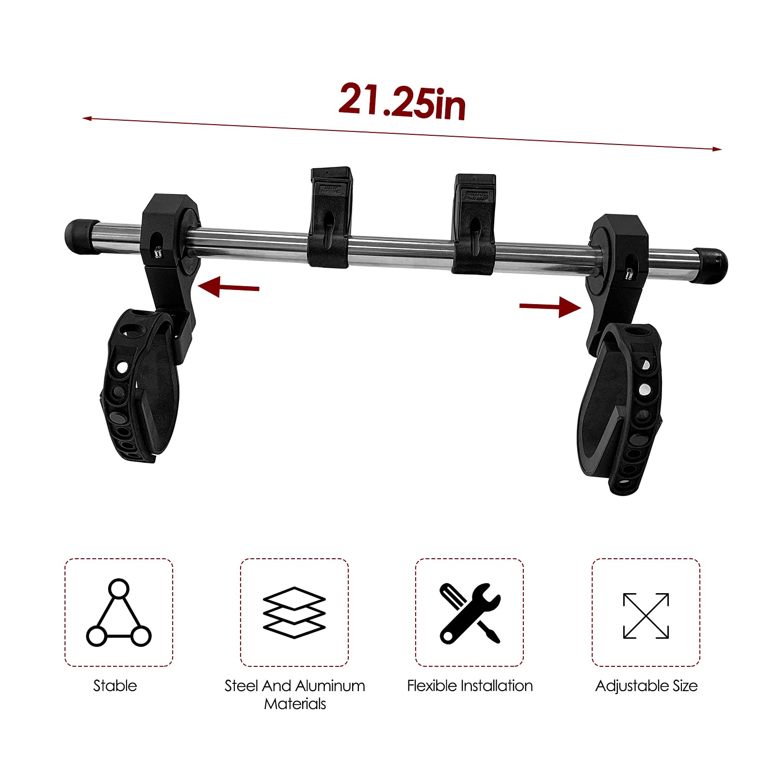 Universal Car Gun Rack Vehicle Gun Carrier Overhead Gun Rack For Vehicles - Universal Mount ...