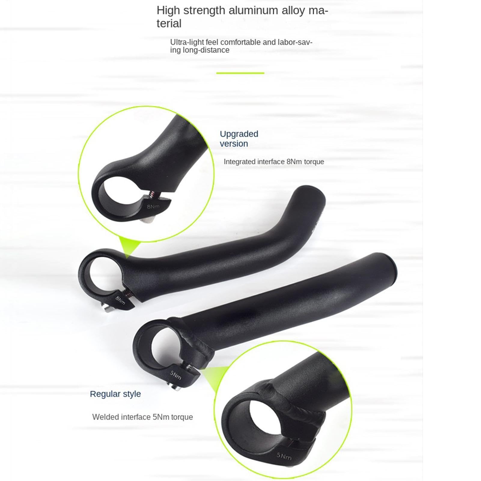 Generico Prolunga Manubrio | Ricambio estremità Impugnatura 21.5-22.2mm per Bicicletta | Terminali di Manubrio Cyclette,per Viaggi su Strada Montagna, Offroad, Escursioni, Campeggio, Trail
