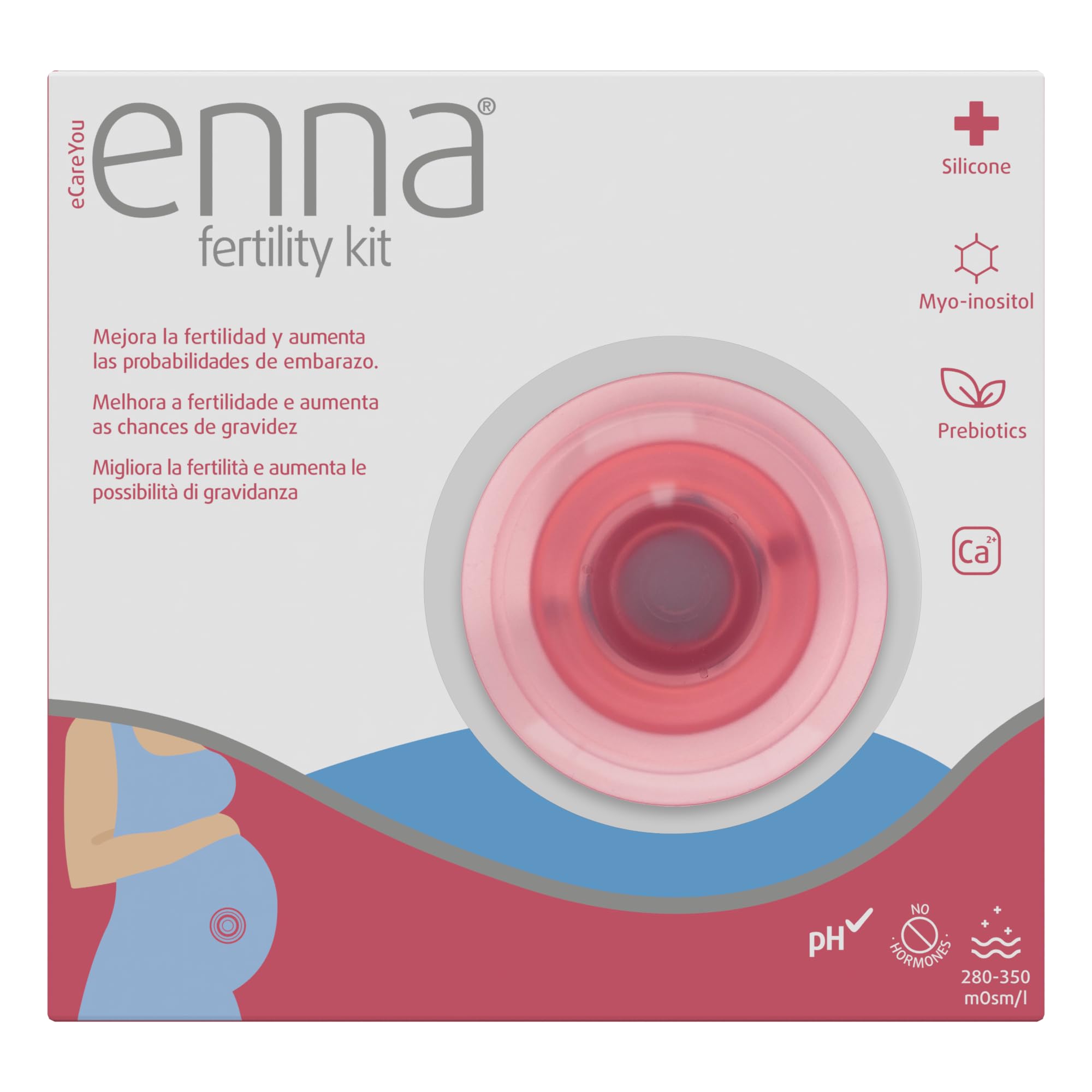 enna kit fertility gel y cap mejora la fertilidad e incrementa la posibilidad de embarazo de una forma natural sin invadir la intimidad de la pareja.