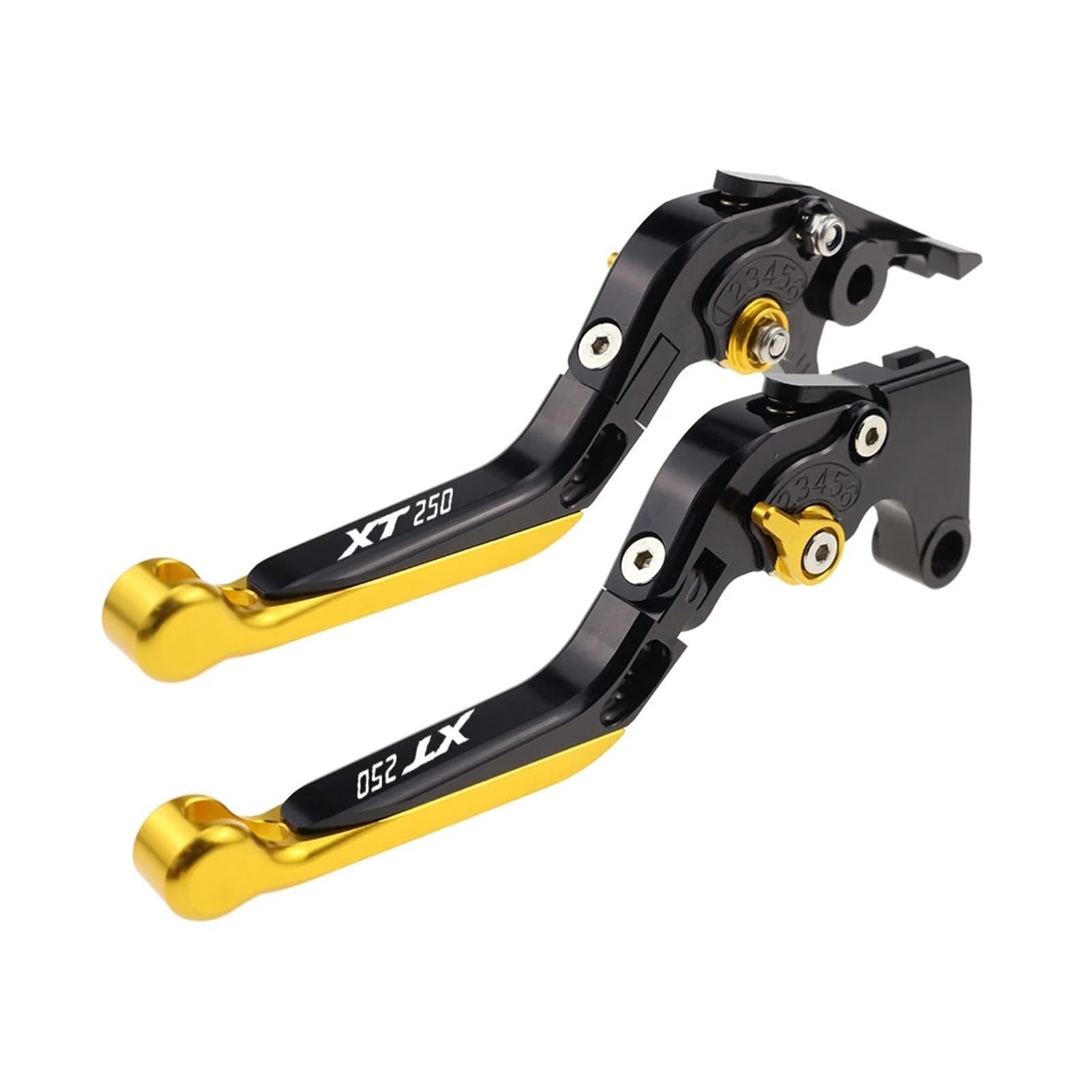 Yxbswbjd 07 Aluminum Alloy Folding Brake Lever For Xt250x Motorcycle Folding Extendable Brake Clutch Levers