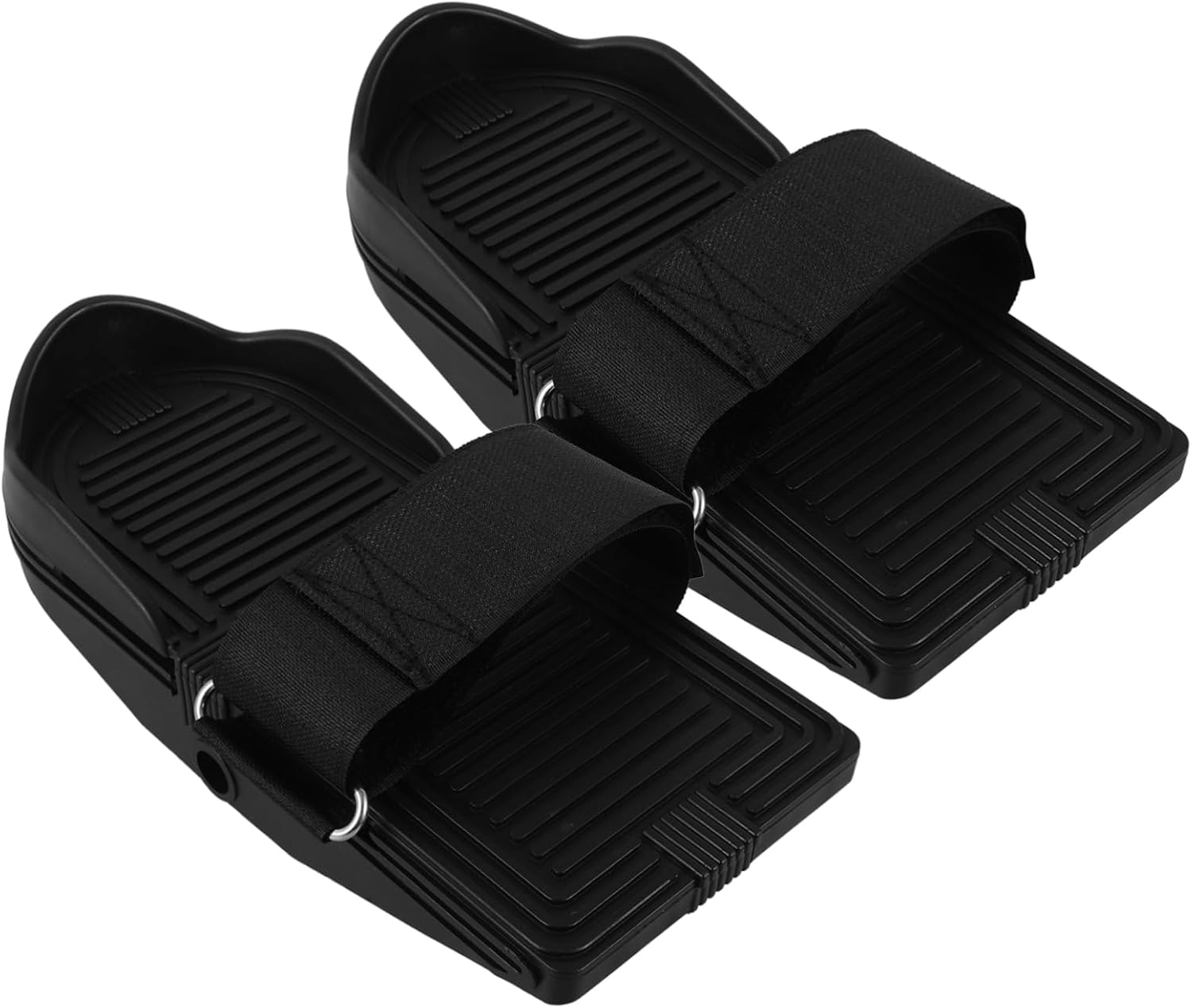 Rowing Machine Foot Pedals Replacement 1 Pair Sturdy Plastic Exercise Bile Pedals for Rower Machine