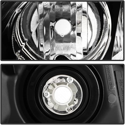 Miniatura 4 de KEEKPO - Para 2006 2007 2008 2009 2010 2011 Honda Civic 4 puertas sedán negro estilo fábrica faros delanteros izquierdo+derecho