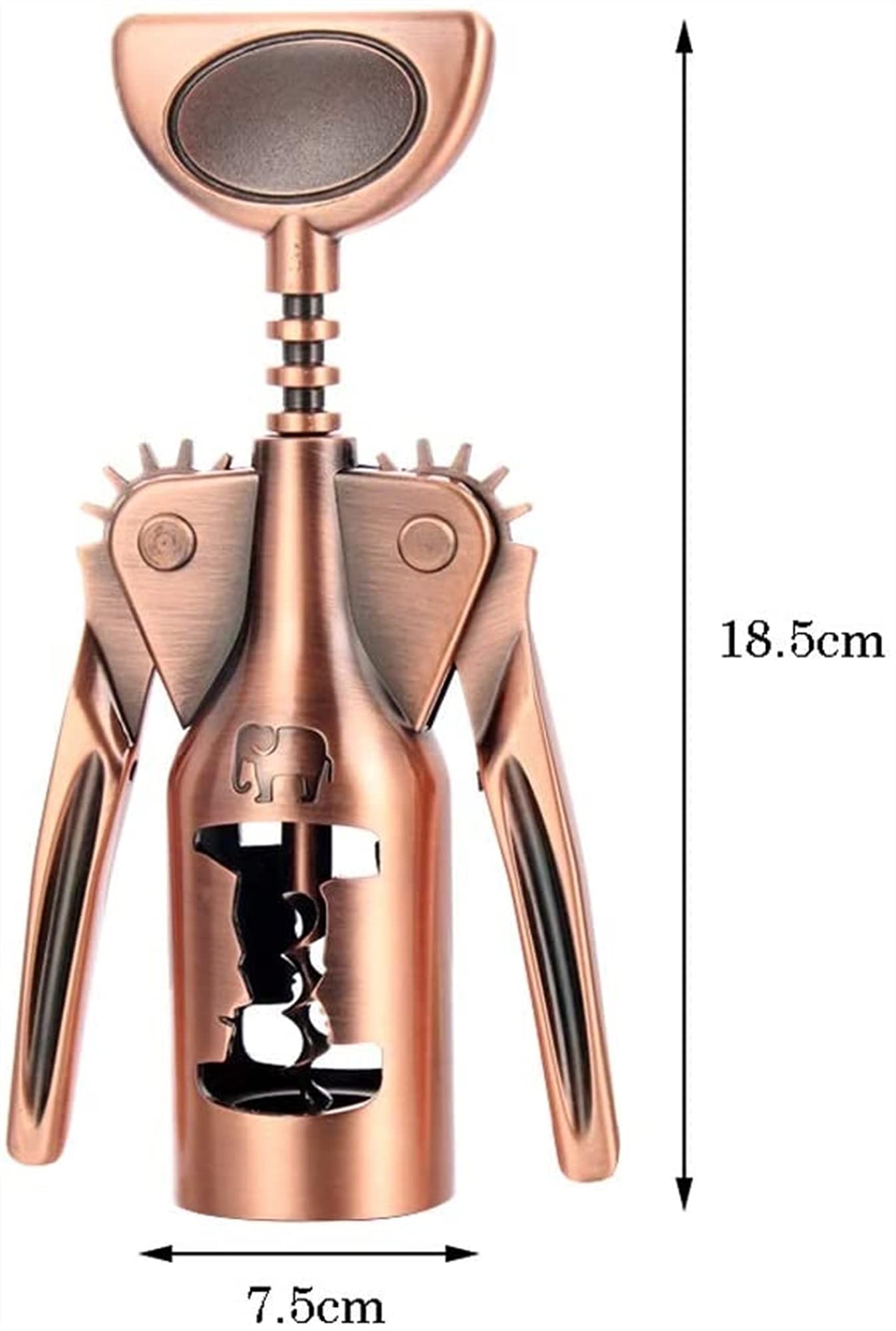 apribottiglie elettrico per vino， Cavatappi ad ala, apribottiglie multifunzionale for vino e birra, cavatappi for vino for tutte le bottiglie con tappo in sughero e birra