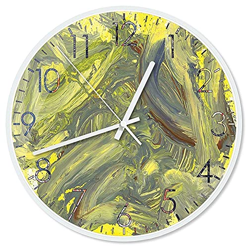 Horloge murale motif abstrait pour instaurer l'ordre et le calme au bureau
