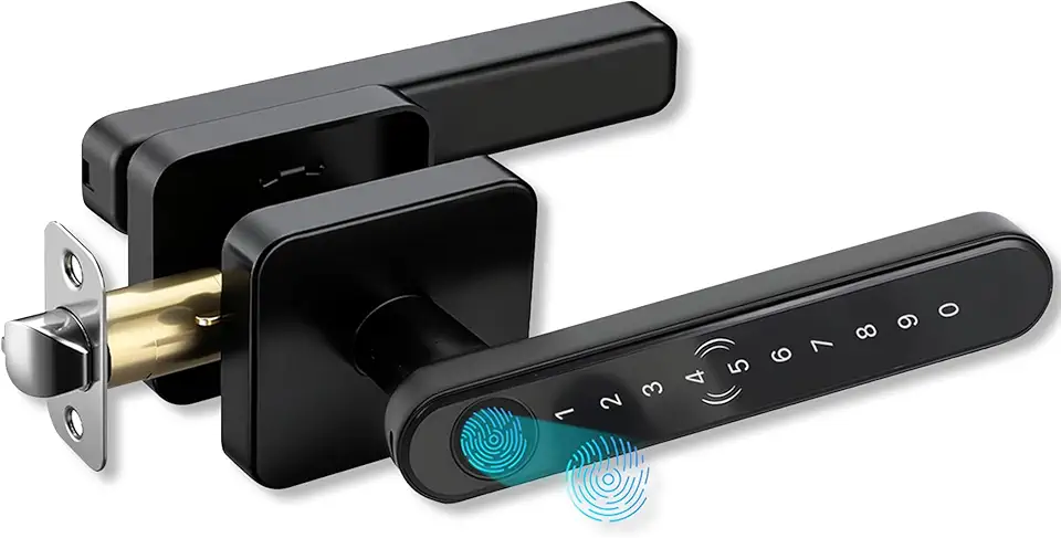 5 Em 1 Fechadura Inteligente Digital Biométrica Reconhecimento de Impr