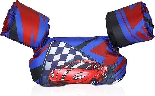 Vista 7 de Biange - Chaleco de natación para niños pequeños, flotadores de piscina para niños de 20-30-50+ libras, puente de natación para charco/playa, niños